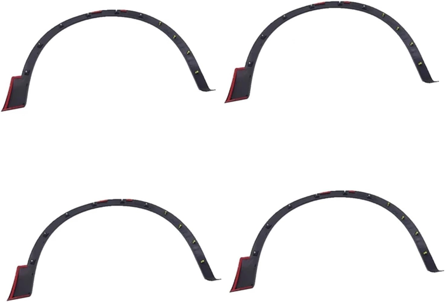Car Side Wheel Arch Fender Compatible For Mazda CX-4 CX4 CX 4 2016 2017 2018 2019 Accessories Auto Flares Black Mudguard Wheel Eyebrow Trim(Black)