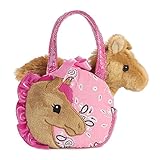 Aurora World Fancy Pals Pretty Pony Pet Carrier Pink, 5.5'