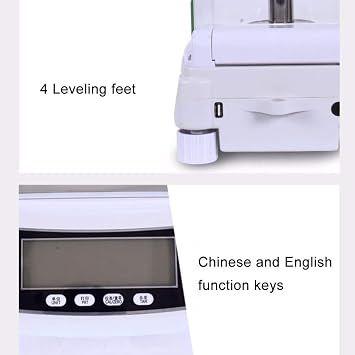 Digital Precision Electronic Scale Analytical Balance 0.0001g High Lab with Windshield LCD Screen Powered by USB/Adapter,
