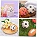 2pcs Cute Football Shape Bath Salt Balls Essential Oil Bubble Bathing for Relaxation Skin Care Moisturizing Bath Supplies for Refreshing Experience
