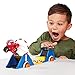 Ricky Zoom Playset Vitesse & Cascades avec une figurine exclusive de DJ Rumbler et deux accessoires, des figurines pour garçons, enfants de 3 ans +