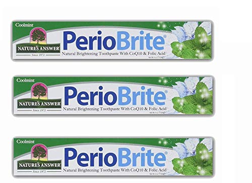Nature's Answer Periobrite Natural Toothpaste, Cool Mint, 4 Ounce, 3 Count