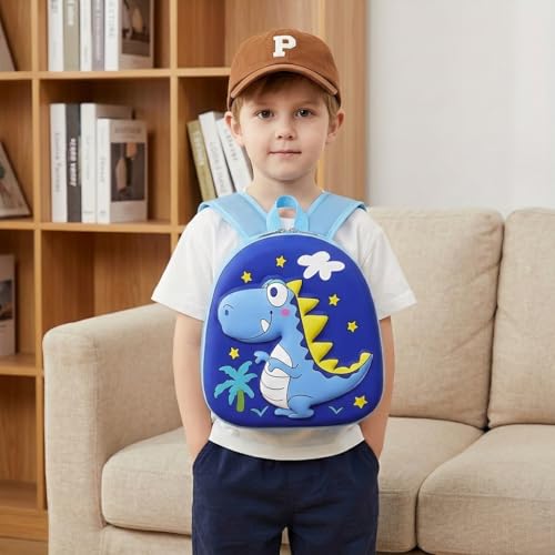 Image of Zibuyu Toddler Backpack for Boys & Girls Ages 1-5 Lightweight Waterproof Kids School Bag with Cartoon Design, Preschool Daycare Travel Backpack for Snacks, Diapers & Toys, Durable & Safe