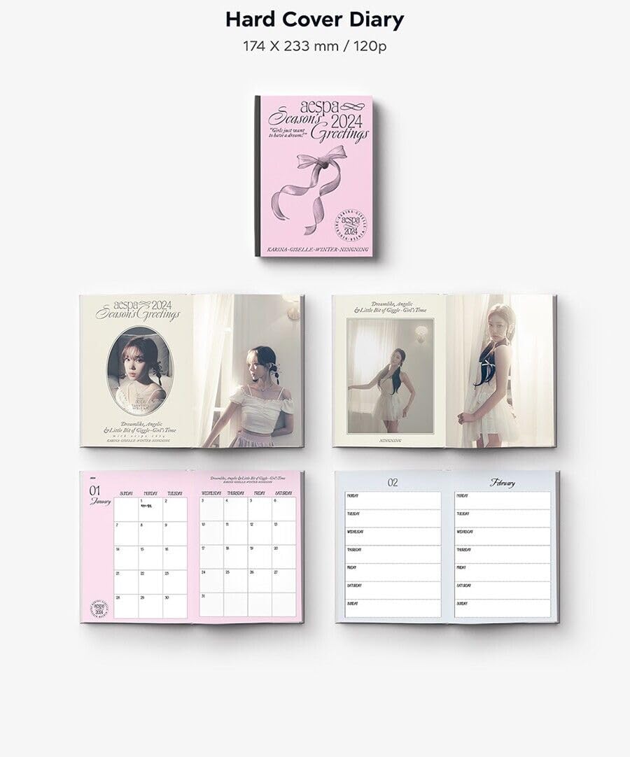 Amazon.com: AESPA 2024 Season's Greetings K-POP SEALED : Office