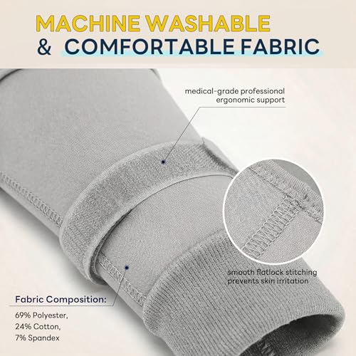 Image of Dog Sleeve for Rear Legs to Stop Licking, Upgraded Recovery Sleeve for Hind Back Leg Wounds,TPLO, ACL Surgery, Light Comfortable Cone Alternative, Right,2XL, Grey