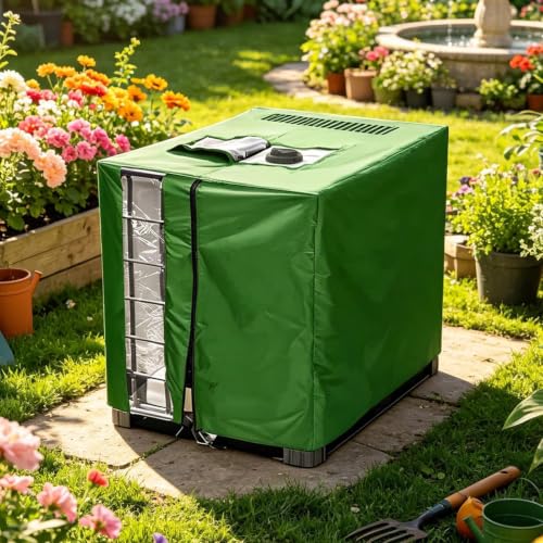 Funda para Tote con Ventana de Visión Protector Solar Resistente Viento 4