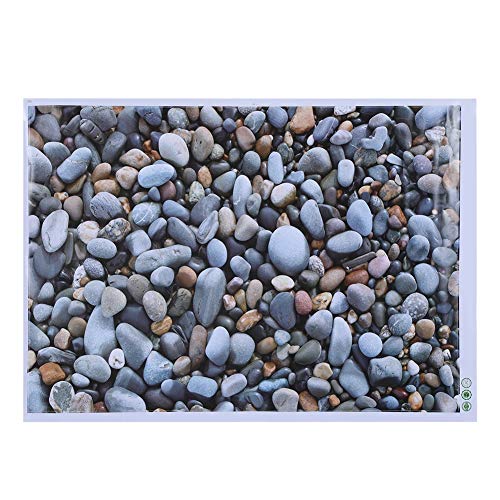 Delaman Floor Sticker, 3D Cobblestone Wall Sticker Anti-Skid Floor Stickers for Bathroom Corridor Decor