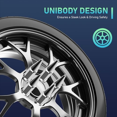 Image of KOOPOOL 25PCS Spike Lug Nuts - M14x1.5, 3 /4 inch Hex, Compatible with Most Full-Size Pickups and Trucks