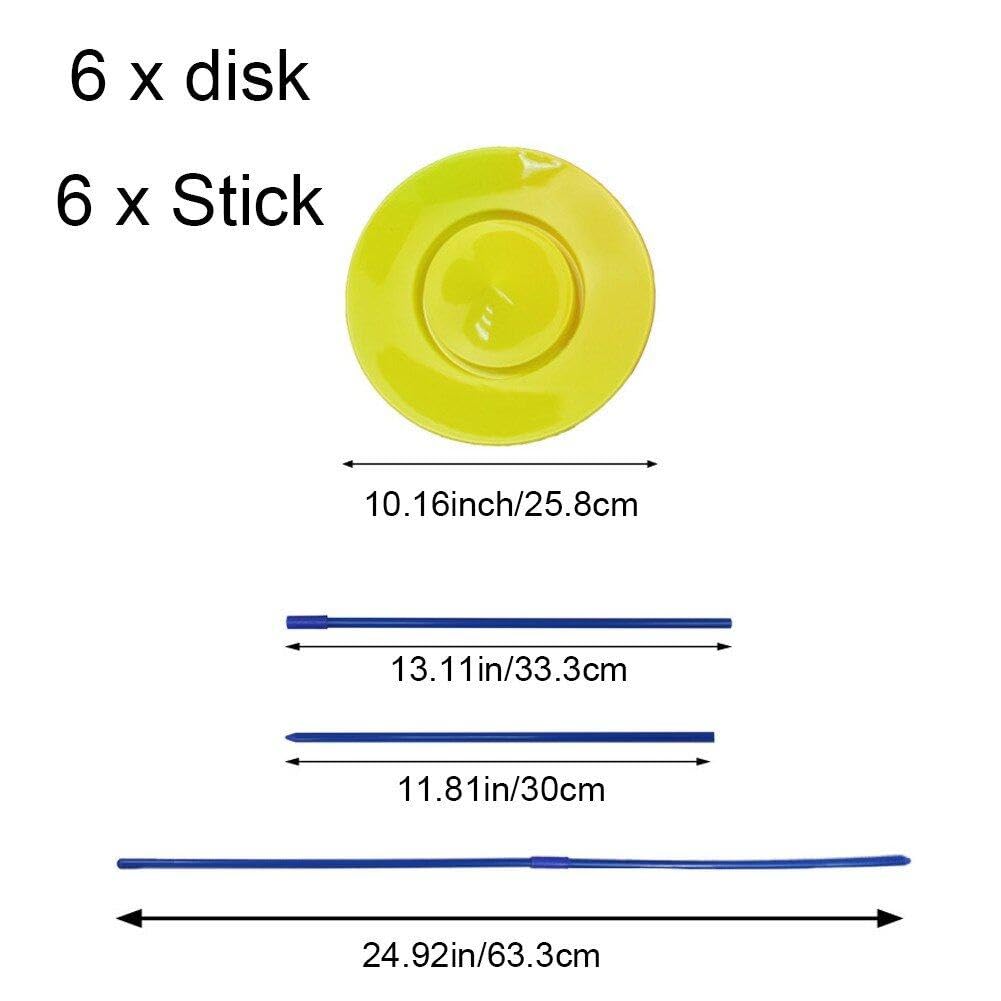 Assiettes De Jonglage – Jouet D'équilibre Amusant Pour Enfants Et Adultes