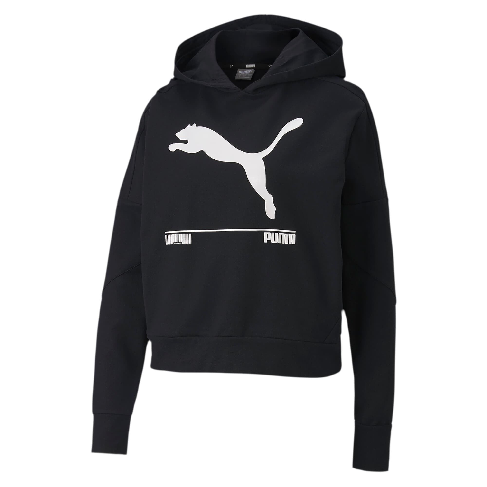Puma Women's NU-TILITY Hoody Pullover, Black, S, Model 581382
