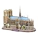 ELXSZJ XTZJ 3D Puzzle pour Adultes Kids Notre Dame de Paris Modèle Kits France Architecture Cathédrale Gothique