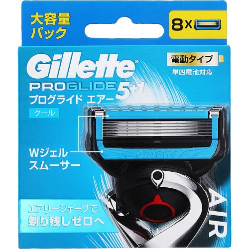 Amazon.co.jp: P&G ジレット プログライドエアー 電動 替刃 8B 大容量