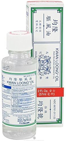1 X Kwan Loong Migraine Aches and Pains Relief Aromatic Oil 2 Fl Oz.