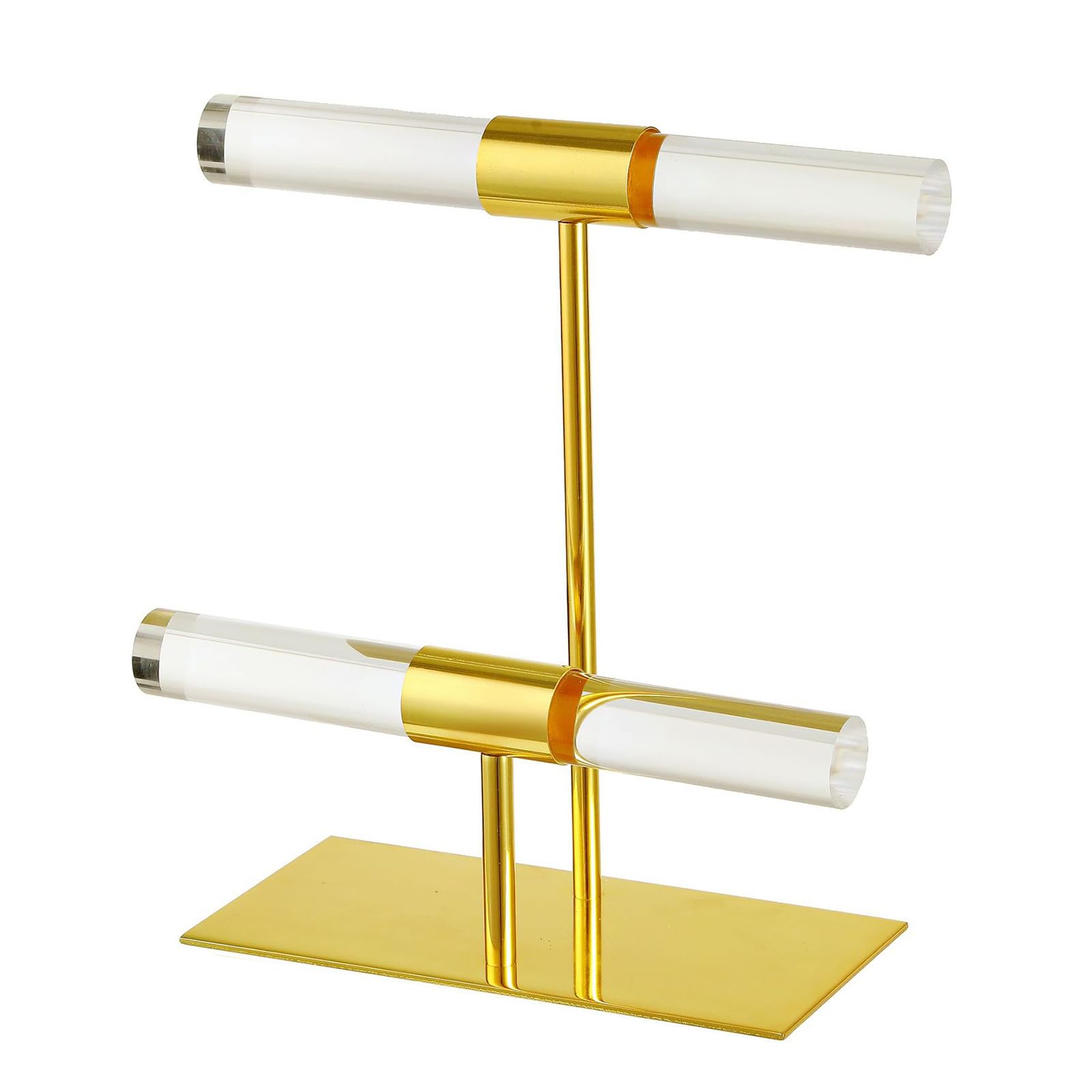 NEWFT Clear Stand Jewelry Storage Rack Jewelry Stand Display Holder Necklace Display Acrylic Texture Holder