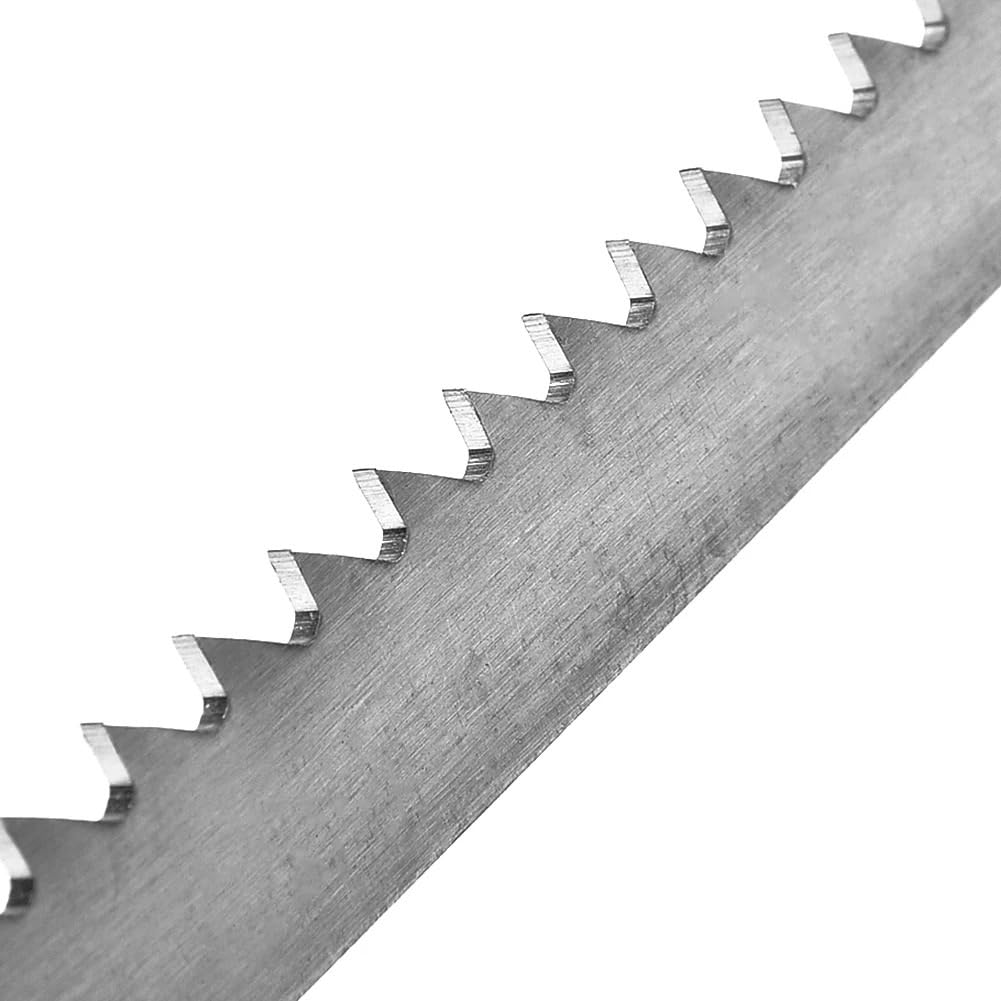 6 szt. 300mm zestaw brzeszczotów do pił szablastych do cięcia mrożonego mięsa lód drewno Metal mięso kości kość do cięcia lodu brzeszczot do cięcia lodu ze stali nierdzewnej