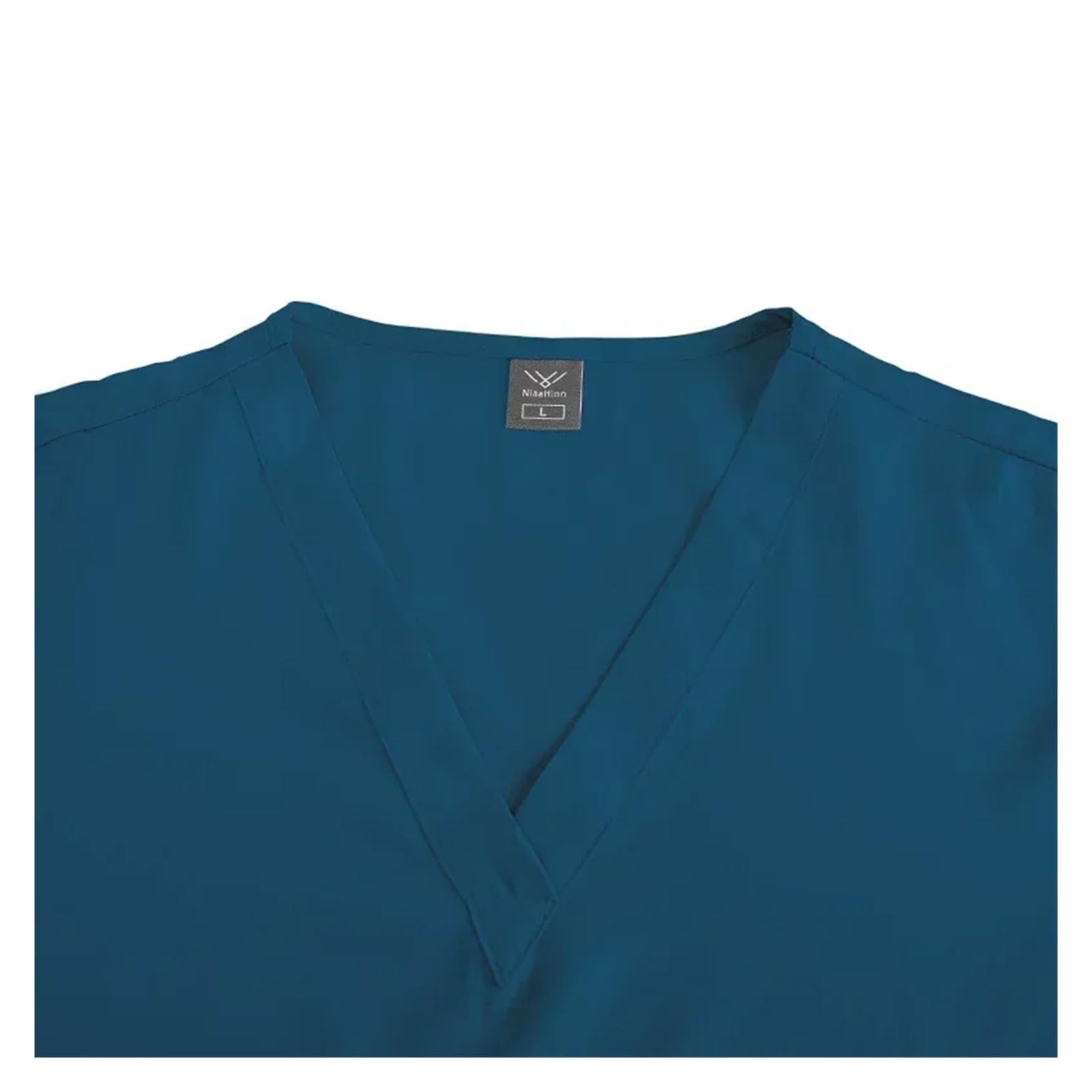 Uniforme Sanitario Hombre Uniformes de quirófano, Uniformes de Trabajo for Hospital, Suministros for Enfermeras dentales, Ropa de Trabajo for Jogging(Caribbean Blue,2XL)