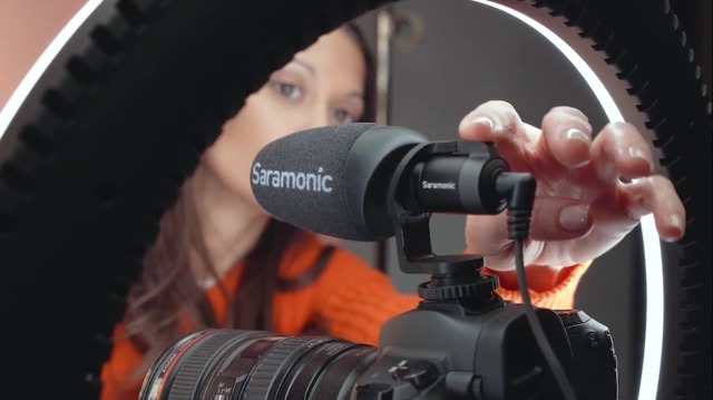 Amazon.com: Saramonic VMICMINI Vmic Mini Shotgun Microphone