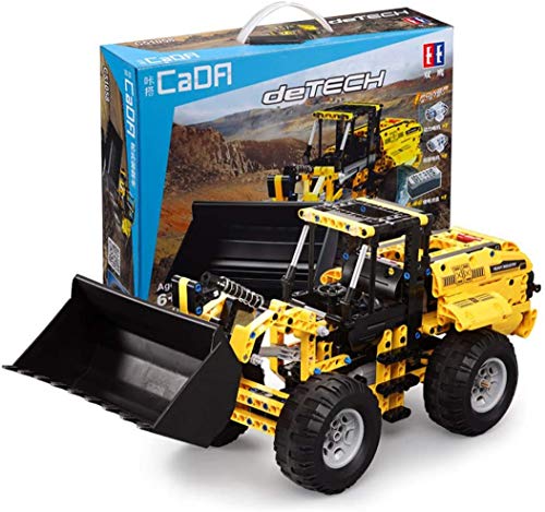 LAKIOMZ Technic Loader Bausteine, 2.4G 4CH Fernbedienung Radlader Truck, Bausätze Kompatibel mit Lego Technic - 491… – Bild 7