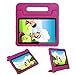 i-original Compatible with Huawei MediaPad T3 10-in Case,Shock Proof Honor Play Pad 2 9.6-in EVA Case for Kids Bumper Cover Handle Stand,Convertible Handle Lightweight Protective Cover (Magenta)