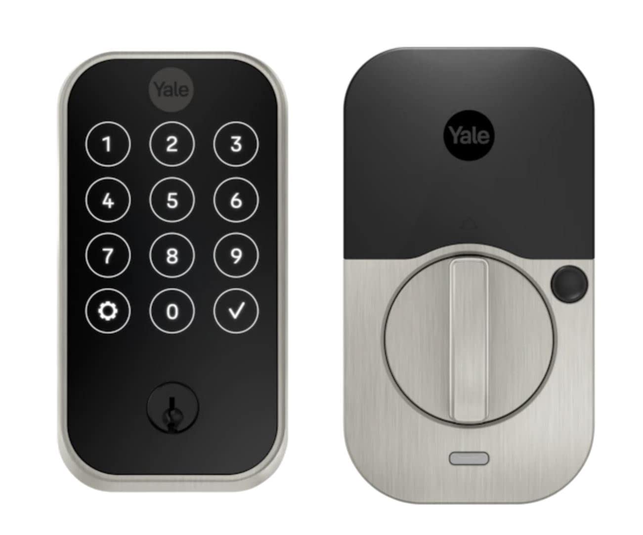 Yale Assure Lock 2 YRD420-BLE-619 Keyed Lighted Touchscreen with Bluetooth in Satin Nickel