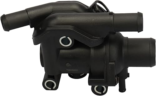 Miniatura 6 de IRONTEK 902-201 Termostato de refrigerante del motor con carcasa de salida de agua ensamblada Compatible con Ford Escape 2001-2004, Ford Focus