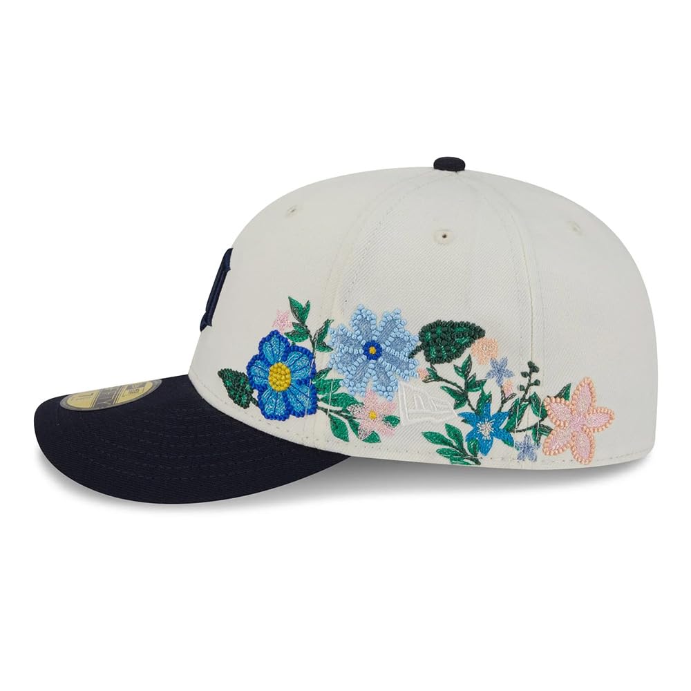 New Era Detroit Tigers 9FIFTY Tonal Florals 2-Tone Fitted Cap, Adjustable Hat