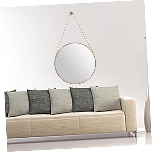 Miniatura 6 de ARTIBETTER Espejo redondo dorado, 1 unidad, espejos circulares, espejo de baño, espejo colgante, espejo redondo, decoración de habitación