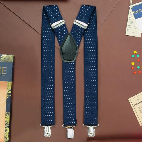 Image of Peluche Steaming Polka Dot Suspenders (3.5cm Strap Width Elastic)