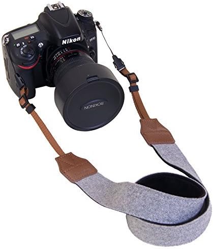 DSLR Camera Shoulder Neck Strap by Morxy - Modern Belt For All Camera Nikon/ Canon/ Sony/ Olympus/ Fujifilm/ Pentax - Perfect Gift For Women ( Gry)