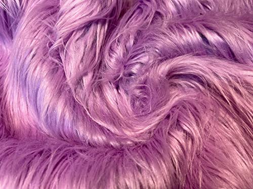 Tissu acrylique lilas au mètre pour créer des coussins douillets