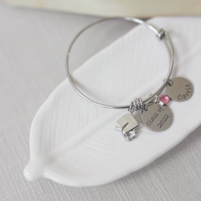 Amazon.com: Graduation Gift 2024, 2025 Bangle Bracelet