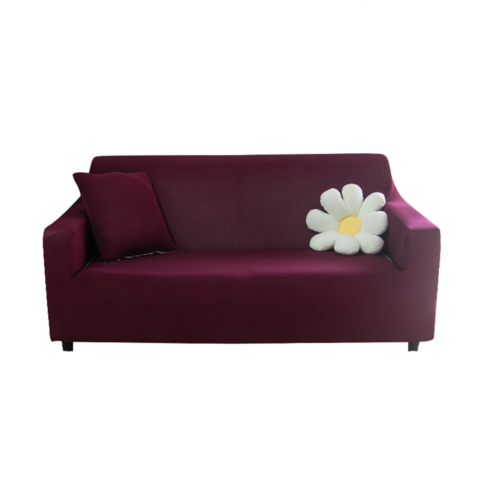Housse de canapé élastique extensible 2 places pour meuble 145-185 cm
