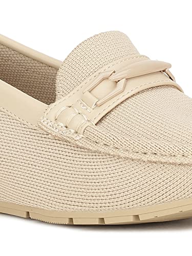 Image of Bata Women Zaynab Loafers, Nude, (6510177)
