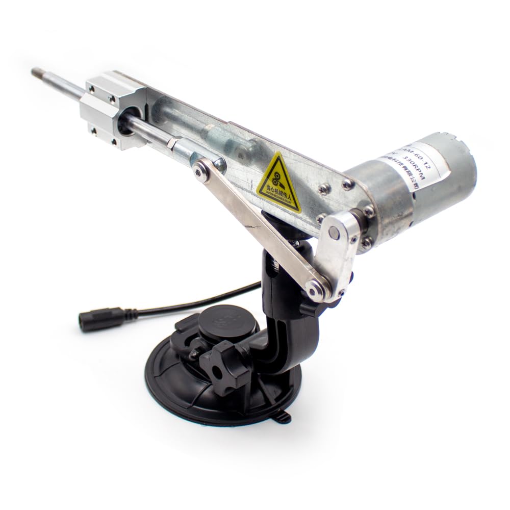 60mm Hub Mini Teleskop Linearantrieb Hubkolbenmotor mit Einstellbarer Geschwindigkeit M6 Gewindewelle 12V 330RPM