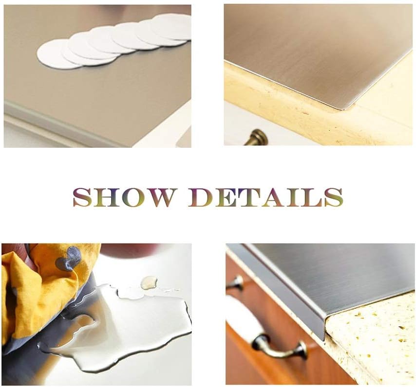Stainless Steel Cutting Board Household Knife Board Kitchen 304 Food Grade Heavy Duty Cutting Board Pastry Making Baking Tray (Size : 50x50x2cm) (OneColor 40x60x2cm)