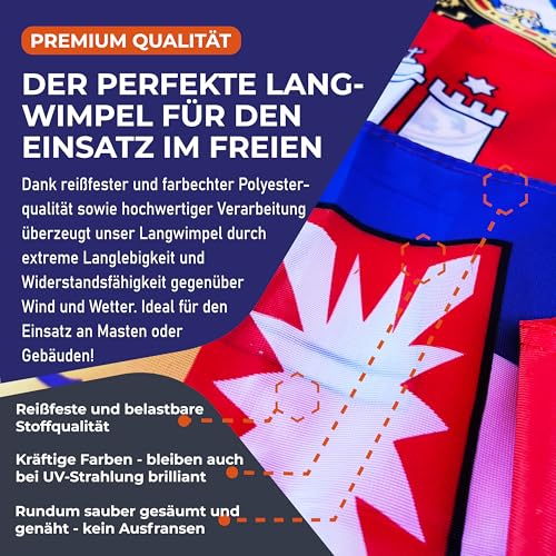 Fanion Europe robuste en polyester 115 g/m² résistant aux intempéries - 3
