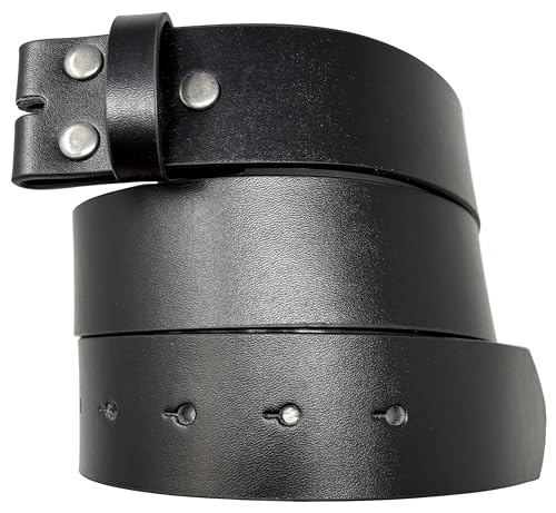 BC Belts Leather Belt Strap with Smooth Grain Finish 1.5