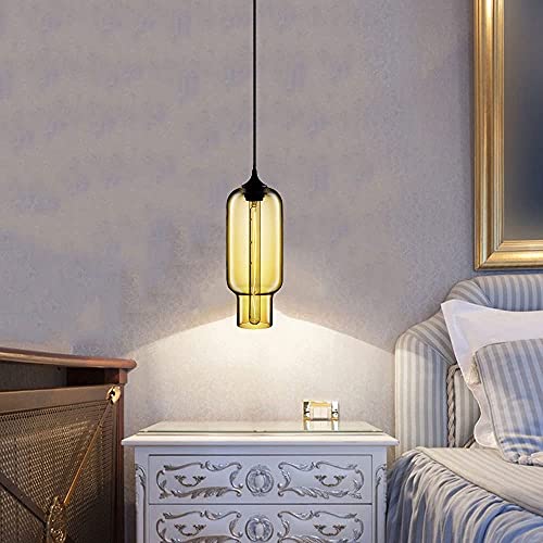 Vidrio soplado a mano: mini lámpara colgante elegante 5