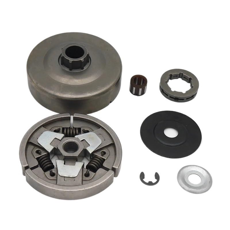 Piezas de jardín Kit de piñón de llanta de Tambor de Embrague de 3/8 "-7, Compatible con Stihl MS660 066 064 MS640 MS661 MS 660 640, repuestos de Motosierra de Gas Piezas de jardín