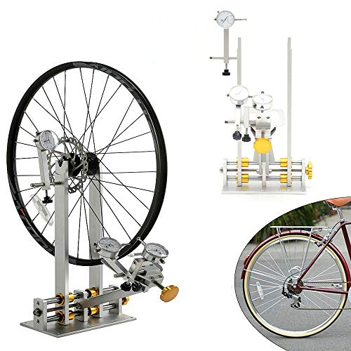 WANLECY Wheel Truing Stand, Professional Bike Truing Stand for Maintenance with 3 Gauges, Bicycle...
