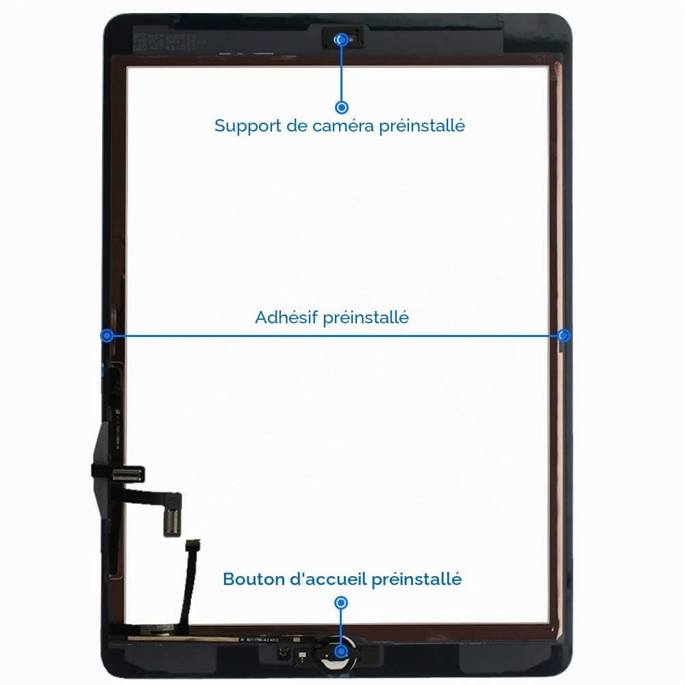 MMOBIEL Écran Tactile Compatible iPad Air 9.7 Pouces 2013 Noir avec Digitizer et Kit d'outils