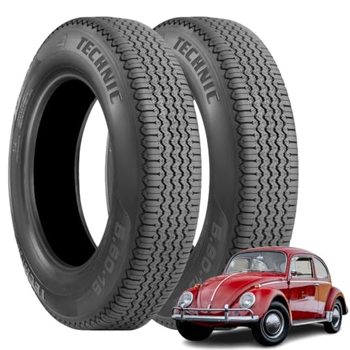 Kit 2 Pneus Carro Clássico (VW) Aro 15 | 5.60-15 T300 79P Technic