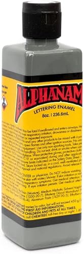 Miniatura 64 de Alphanamel Imitation Gold - Pintura esmaltada para rayas, pintura de letreros, letras, bellas artes, 36 colores, varios tamaños, 2.5 onzas azul