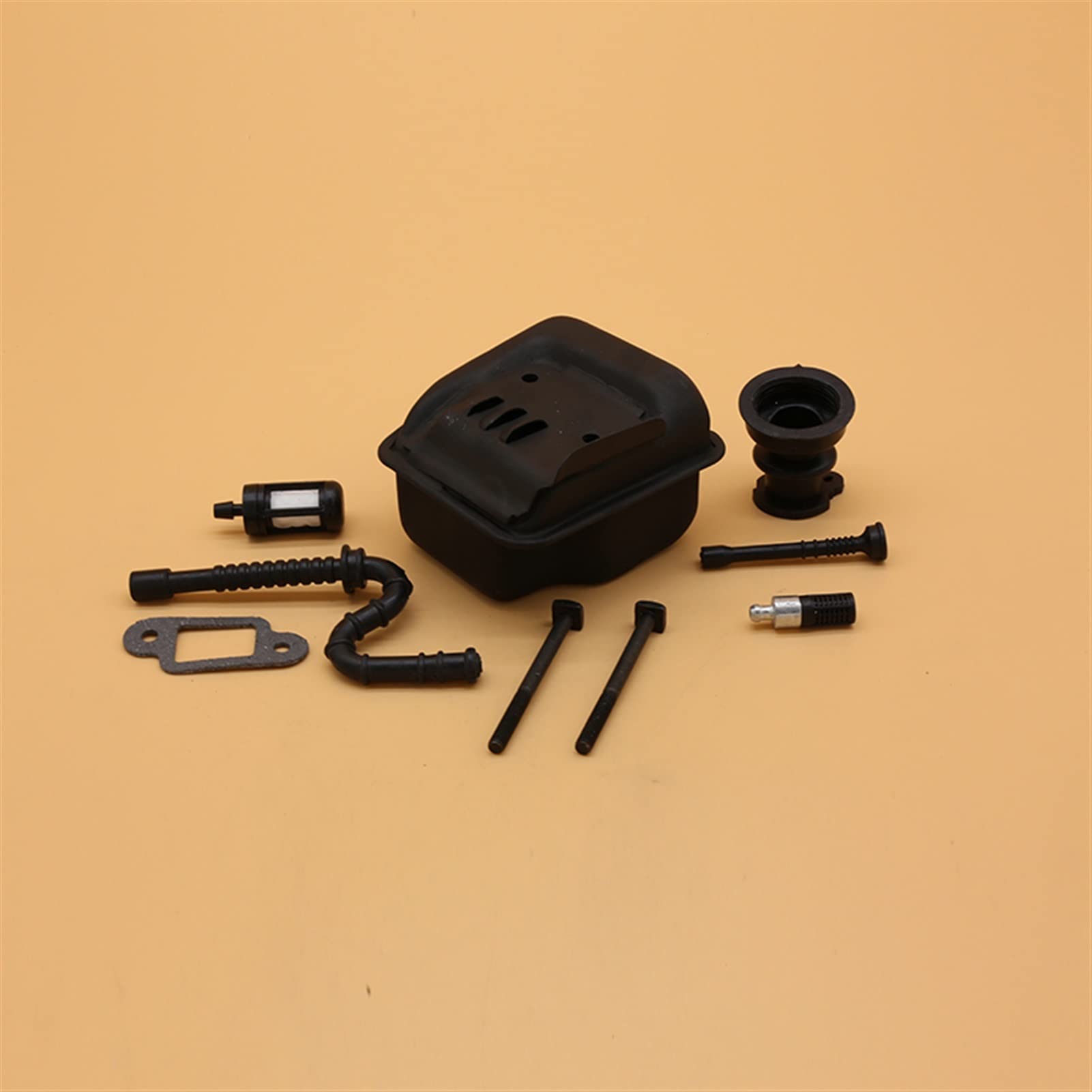 Kit de admisión manguera aceite combustible, silenciador escape, for repuestos motosierra jardín MS 023 025 MS230 MS250 11231413200 Kit de silenciador para motosierra