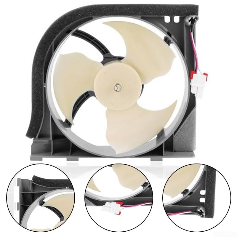 Kühlschrank-Lüftermotor, DC 12 V Kondensator-Lüftermotor, Ersatz passend für DA97-15765C, DA97-12842A, PS11733650, AP6001015, DA31-00340A, EAP11733650