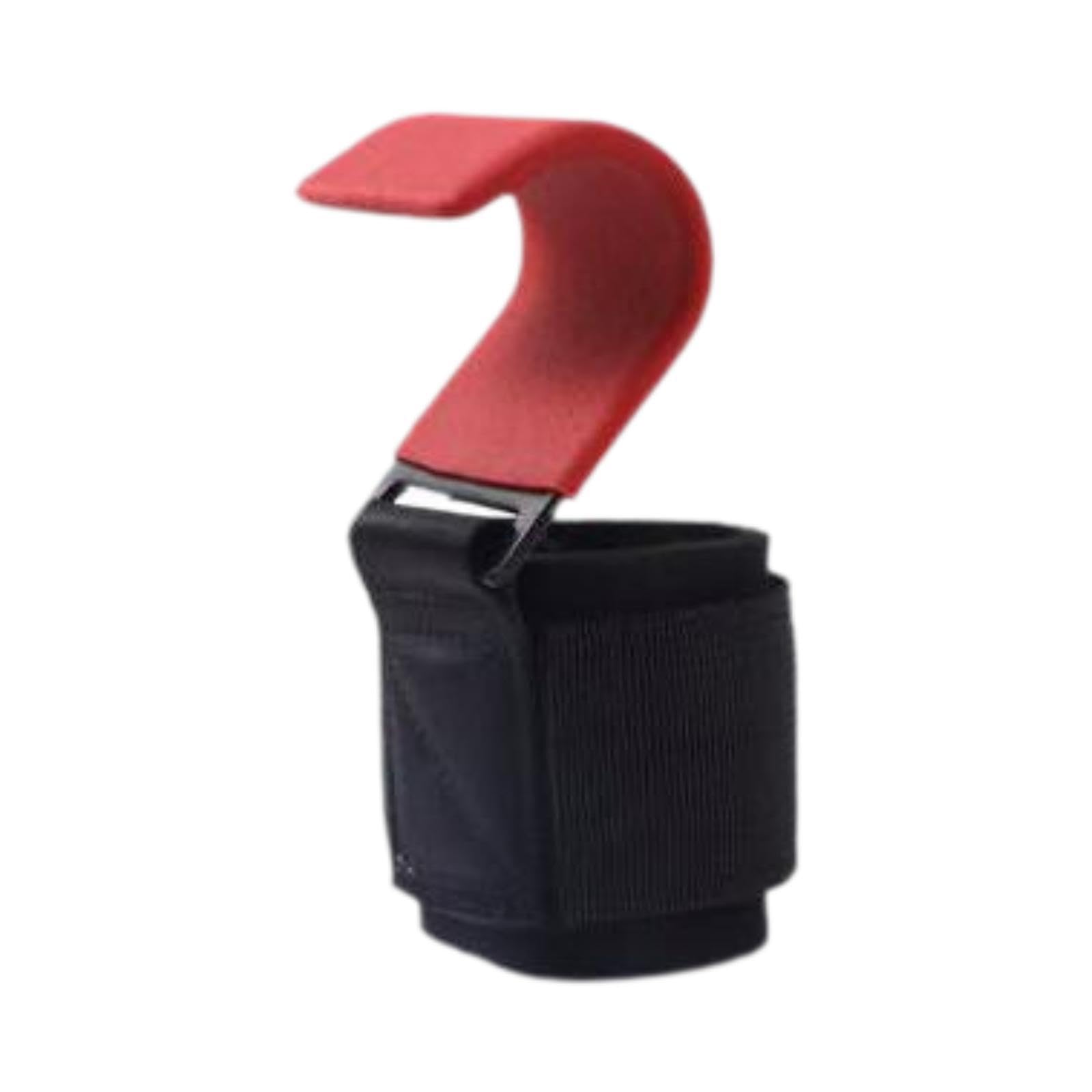 ATORSE Fitness Weight Lifting Hook Thick for Men Women for Rows Powerlifting Shrugs Red-picture-28