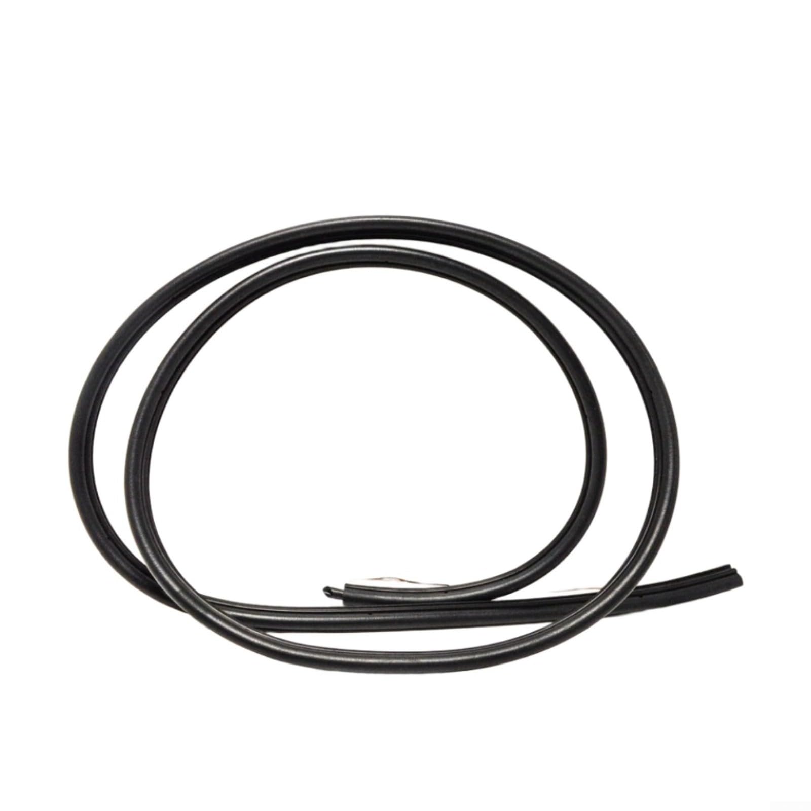 Junta de goma para puerta delantera, color negro, para BMW Serie 3 E90, E91, 2004-2011, OEM 51727247258, accesorio de burlete exterior de repuesto