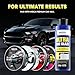 WEICA Ultra Fine Glaze - 17.6 Bottle Polish for Mirror Shine & Pre-Wax Cleanser - Jewel-Like Finish for Automotive Paint - Apply by DA Polisher or Hand - All Painted Surfaces