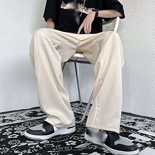 Pantalón clásico para hombre pierna ancha sin plancha talla large miniatura 5