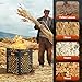 Panovue Burn Barrel 30 Inch 63 Gallon Ultra Thick Burn Drum for Yard Waste Incinerator Barrel Burn Cage for Outside Paper Leaf Trash Wood Backyard Bonfire